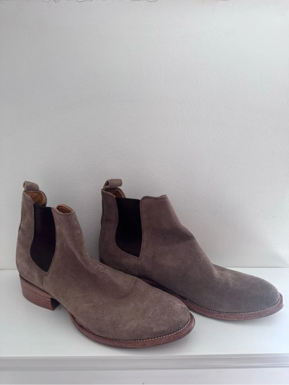 freebird Men's Suede Palmer Boots in Taupe Brown